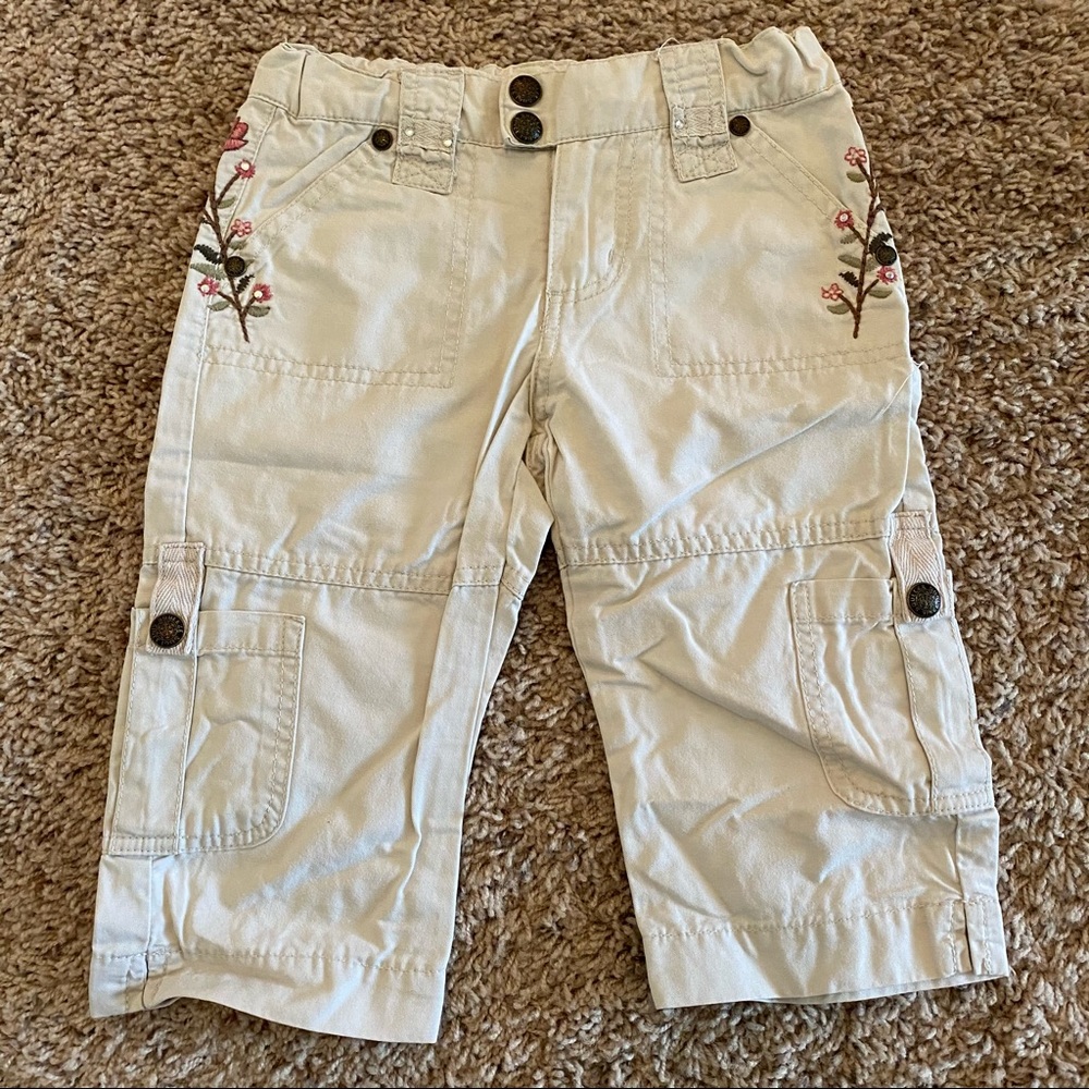 Queen Jeans shorts Bermuda cargo cotton tan 6/LG